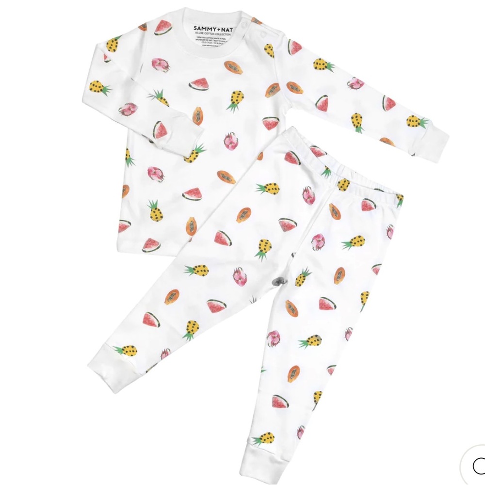 Sammy + Nat Tropical Fruit Medley Pajama Set